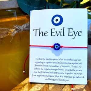Evil Eye Bracelet One size adjustable NWT